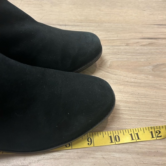 Vionic Boots Womens 9 Serena Ankle Bootie Black Casual Comfort Block Heel Tassel - Picture 12 of 14